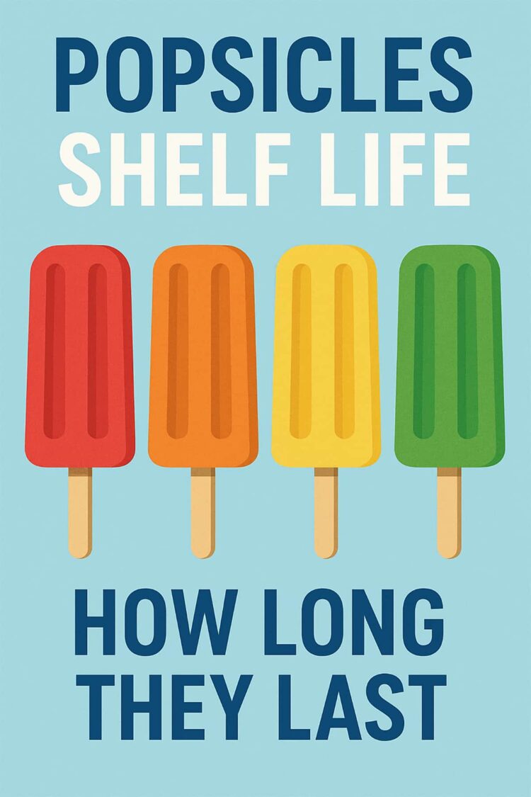 popsicles shelf life