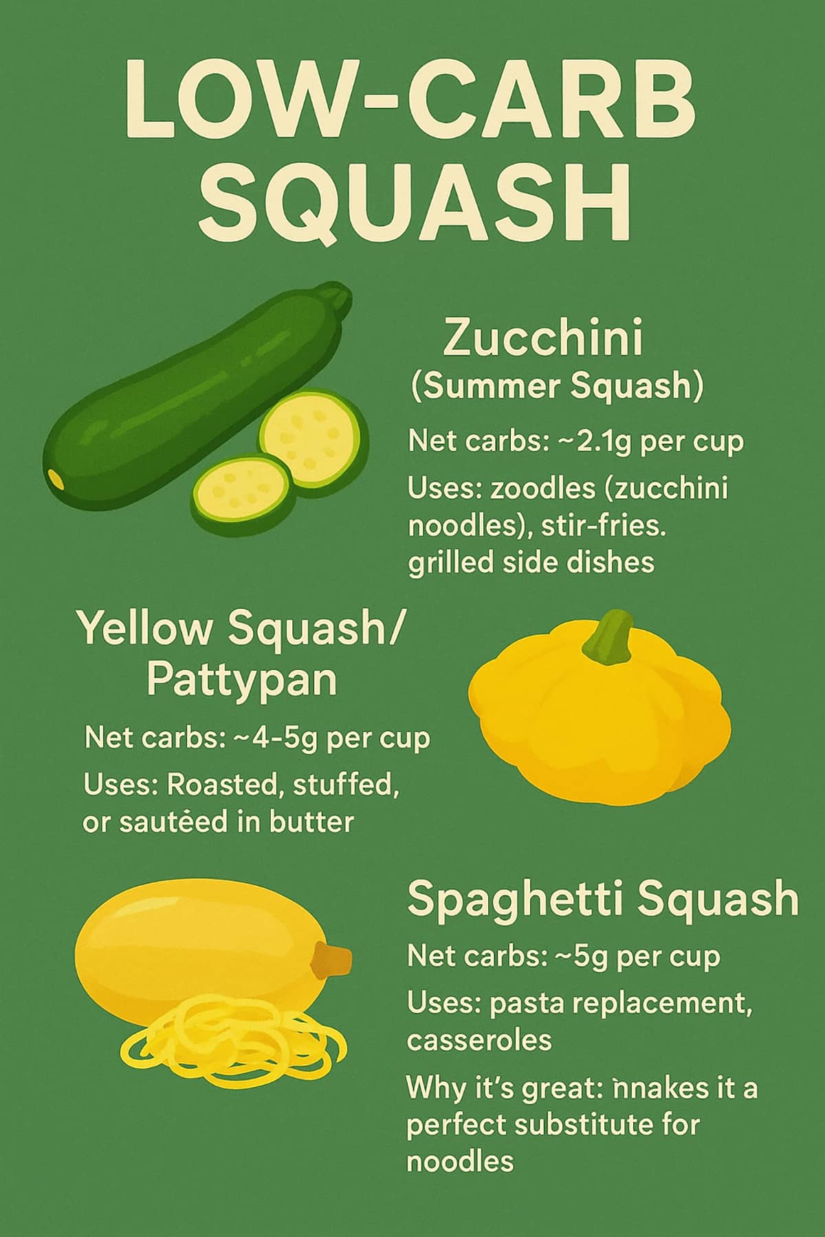 Best Squashes for a Keto Diet
